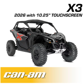 2026 Can-Am Maverick X3 Complete Communication Kit with Bluetooth Intercom and 2-Way Radio (10.25" Touchscreen Models Only)