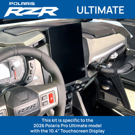 2026 Polaris RZR Pro R Ultimate – Complete Communication Kit with Bluetooth Intercom and 2-Way Radio (10.4″ Touchscreen Models Only)