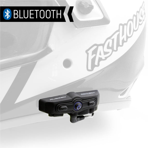 bluetooth headset motorcycle helmet GDM Ghost with Matte Black / Tinted & Clear / Large Professional Motorcycle Helmet With Bluetooth CONNECT BT2 Bluetooth Headset for