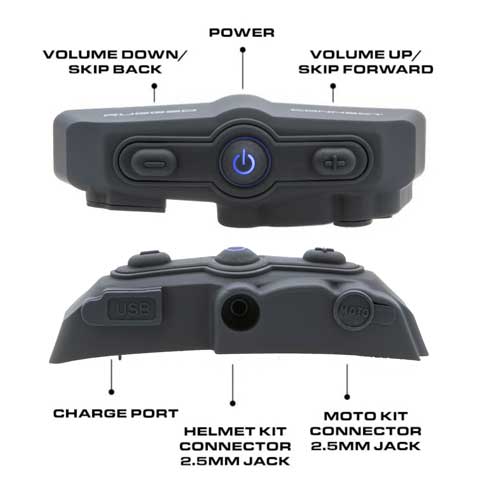 CONNECT BT2 Bluetooth Headset for Motorcycle Helmet – Parker Pumper Helmet, Co