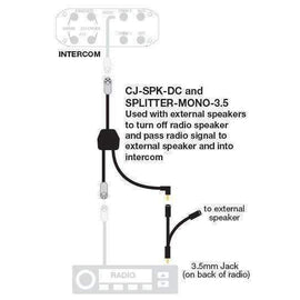 Mini External Speaker for Mobile Radios