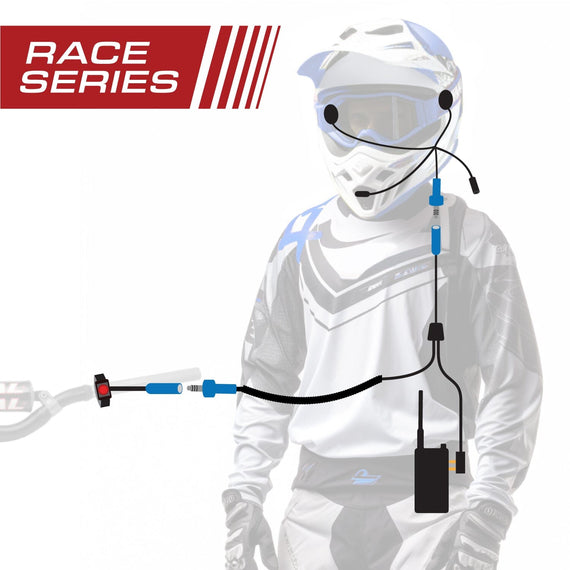 RACE SERIES Complete Motorcycle Communication Kit with OFFROAD Cables