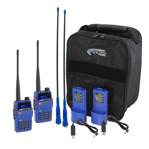 Ready Pack - With Rugged V3 Handheld Radios - Analog Business Band