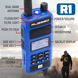 Rugged R1 Business Band Handheld - Digital and Analog