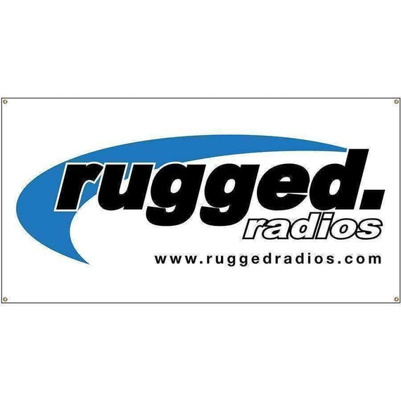 Rugged Radios Race Banners - Available In Different Sizes
