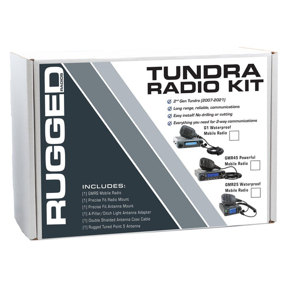 Toyota Tundra Two-Way GMRS Mobile Radio Kit